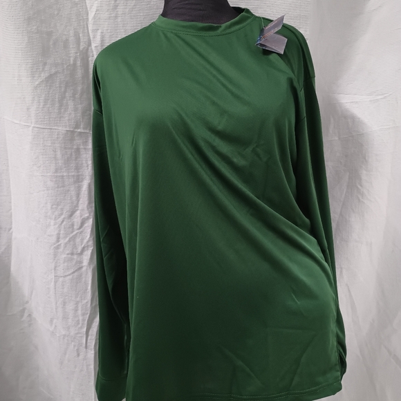 2 New YKM Performance Wicking Technology Long Sleeve Tee Shirts Size Large - Picture 7 of 9